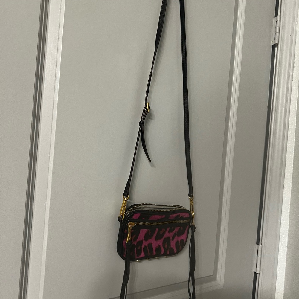 Aimee Kestenberg Pink and Black Crossbody Bag - Picture 3 of 6